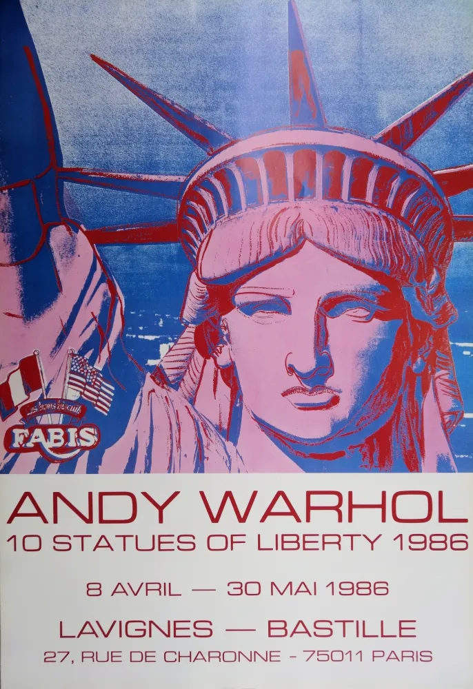 Livro Ilustrado Warhol - 10 Statues of Liberty