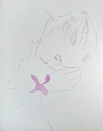 Litografia Warhol - A Gold Book