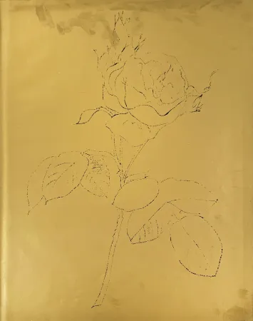 Litografia Warhol - A Gold Book