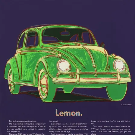 Serigrafia Warhol - ADS: VOLKSWAGEN FS II.358