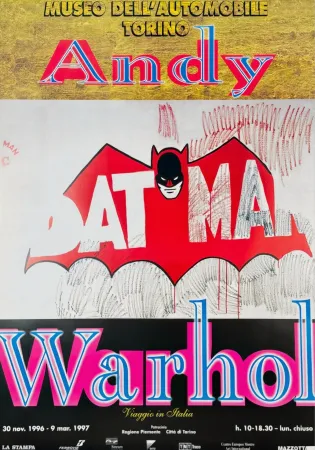 Serigrafia Warhol (After) - Batman (Museo dell'Automobile)