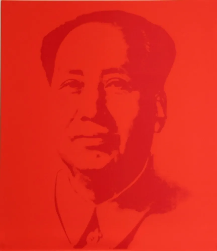 Serigrafia Warhol (After) - Mao - Red