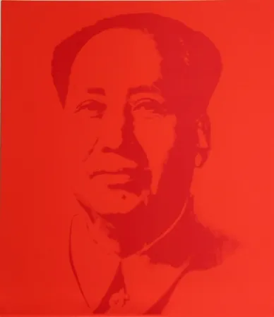 Serigrafia Warhol (After) - Mao - Red