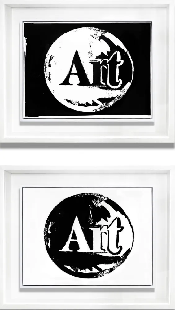 Serigrafia Warhol - Art (Positive and Negative)