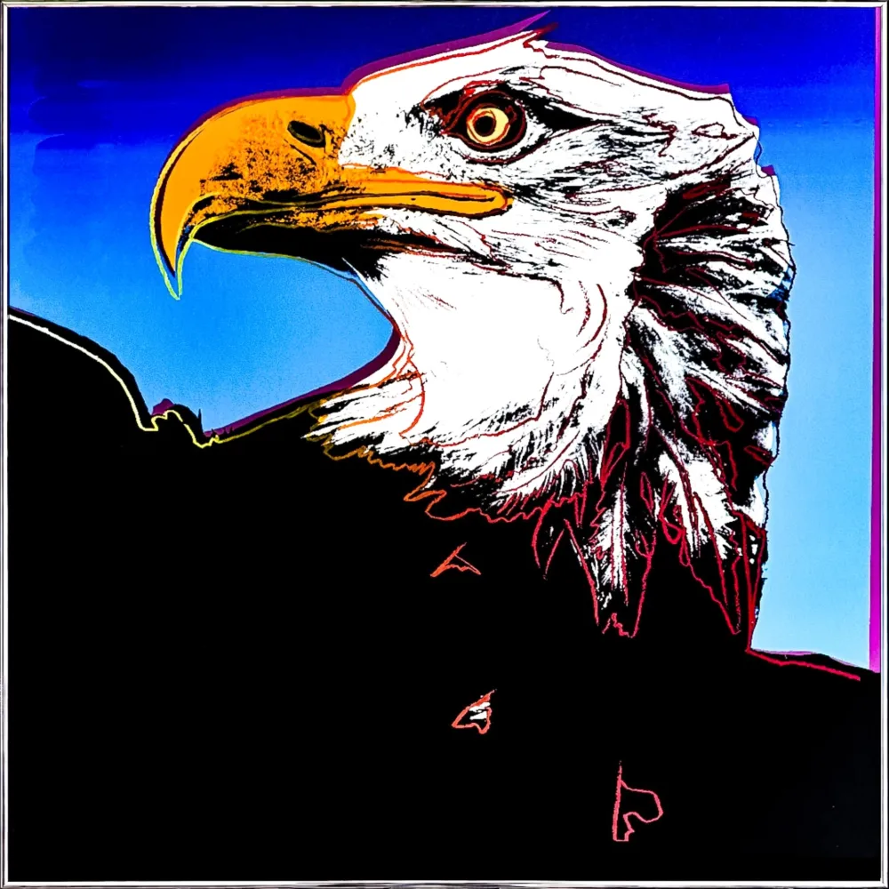 Serigrafia Warhol - Bald Eagle