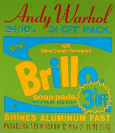 Serigrafia Warhol - Brillo Soap Pads
