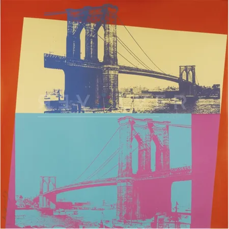Serigrafia Warhol - Brooklyn Bridge 