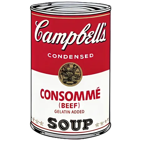 Serigrafia Warhol - Campbell's Soup: Consommé (FS II.52)
