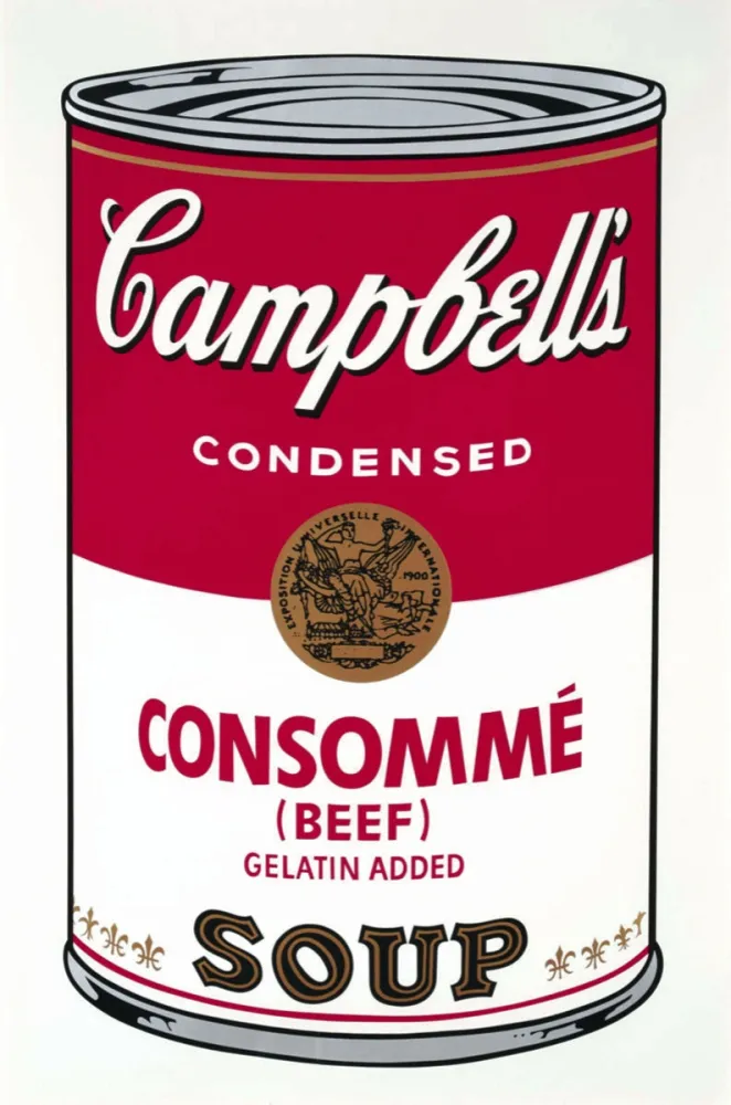 Serigrafia Warhol - Campbell's Soup: Consommé (FS II.52)