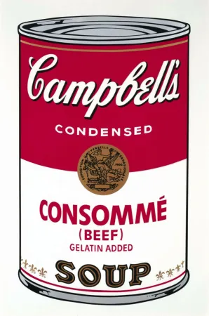 Serigrafia Warhol - Campbell's Soup: Consommé (FS II.52)