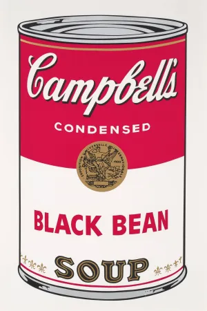 Serigrafia Warhol - Campbell's Soup I: Black Bean (FS II.44)