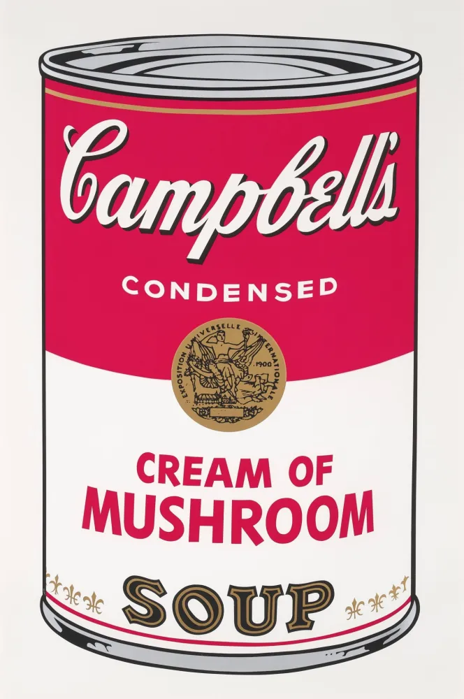 Serigrafia Warhol - Campbell’s Soup I: Cream of Mushrooms