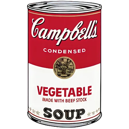 Serigrafia Warhol - Campbell's Soup I: Vegetable (FS II.48)