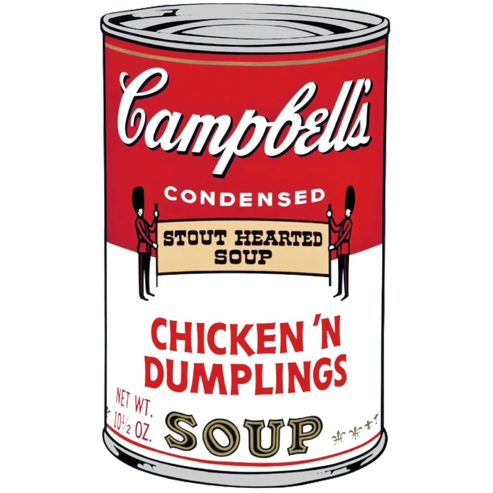 Serigrafia Warhol - Campbells Soup II: Chicken N Dumplings (FS II.58)