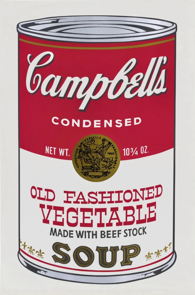 Serigrafia Warhol - Campbell's Soup II: Old Fashioned Vegetable