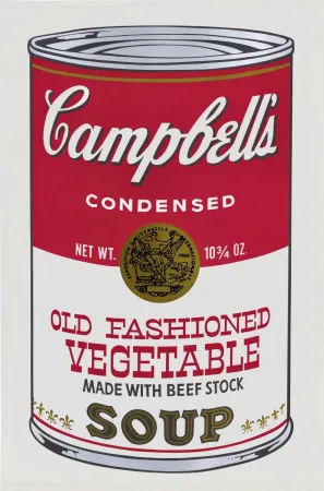 Serigrafia Warhol - Campbell's Soup II: Old Fashioned Vegetable