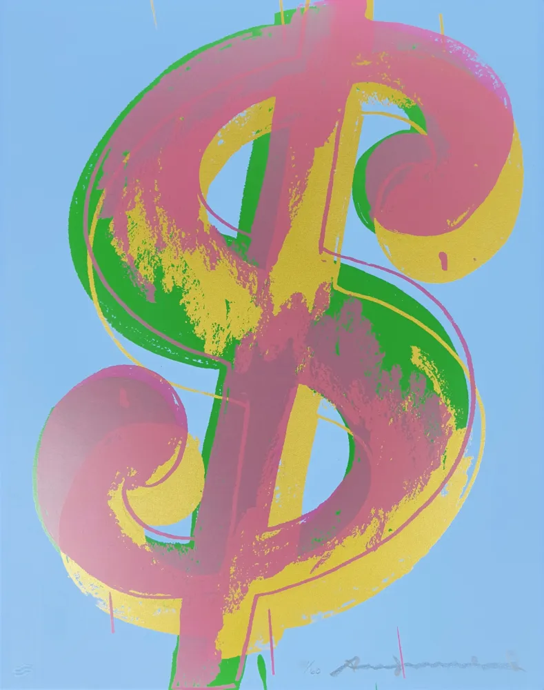 Serigrafia Warhol - Dollar Sign (1) 277