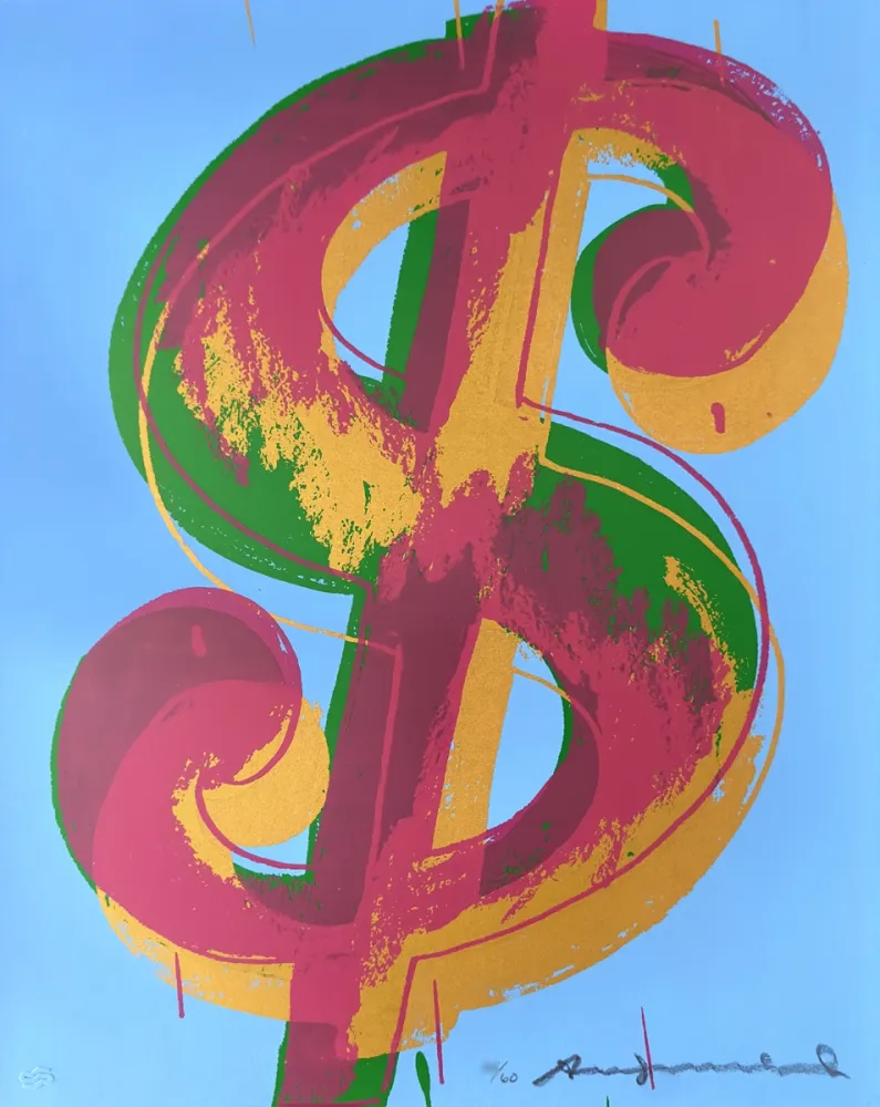 Serigrafia Warhol - Dollar Sign (1) 277