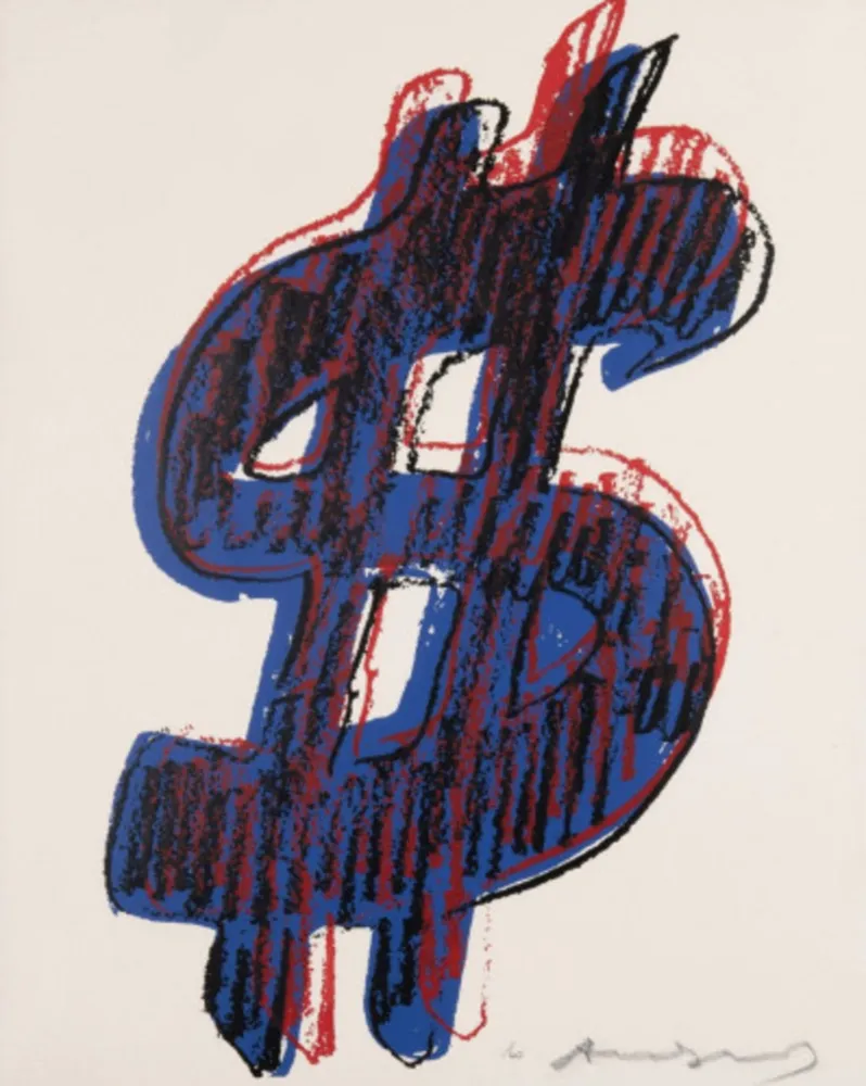 Serigrafia Warhol - Dollar Sign
