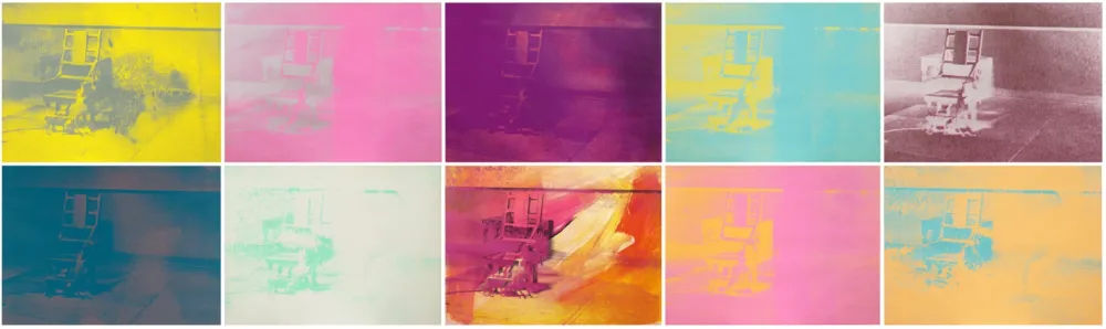 Serigrafia Warhol - Electric Chair Complete Portfolio