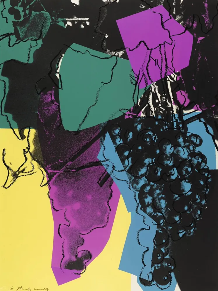 Serigrafia Warhol - Grapes #195