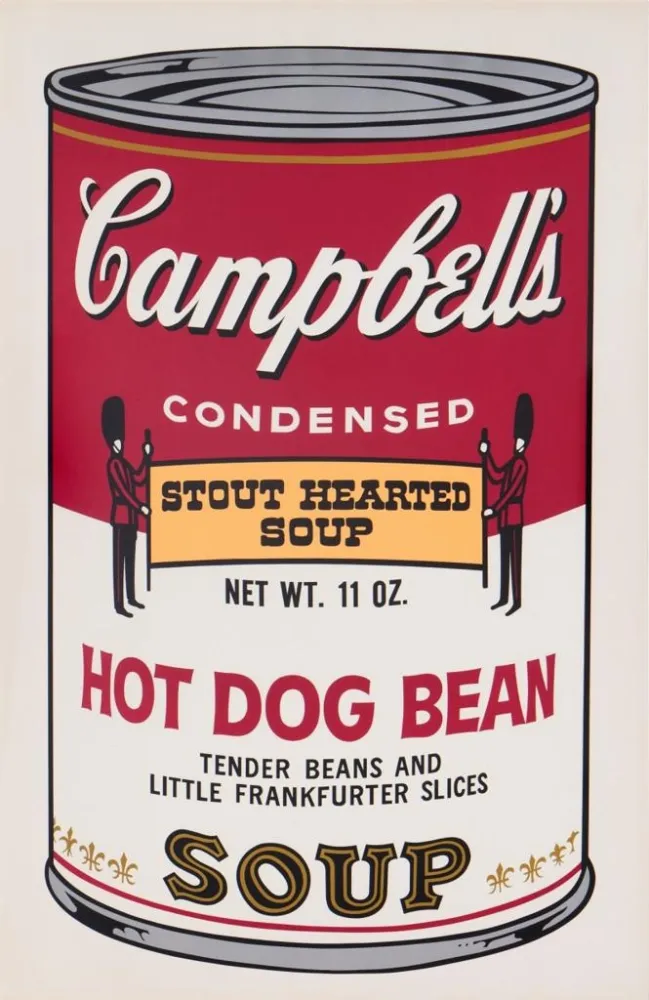Serigrafia Warhol - Hot Dog Bean, II.59 from the Campbell's Soup II Portfolio