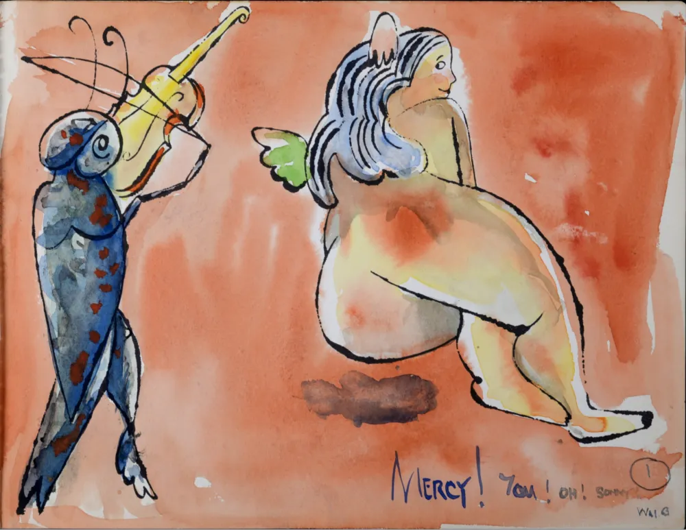 Litografia Warhol - In the Bottom of My Garden (J), 1956