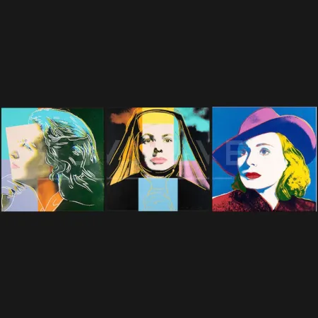 Serigrafia Warhol - Ingrid Bergman Portfolio