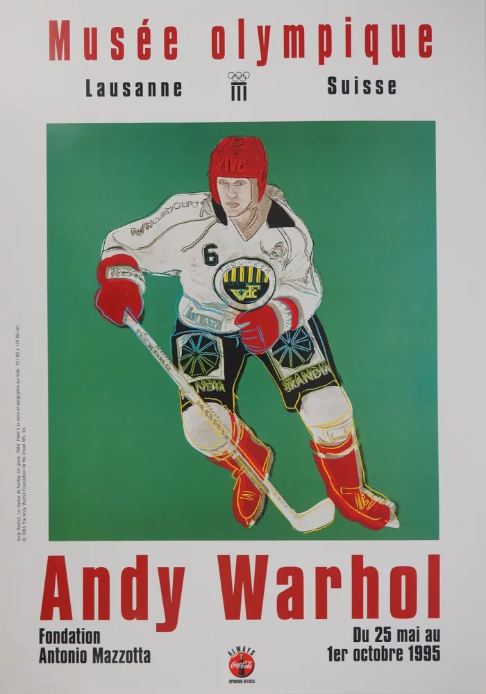 Livro Ilustrado Warhol - Joueur de Hockey
