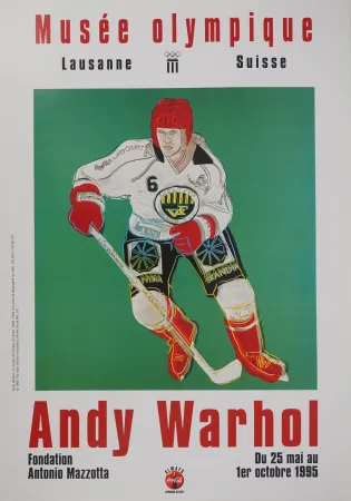 Livro Ilustrado Warhol - Joueur de Hockey