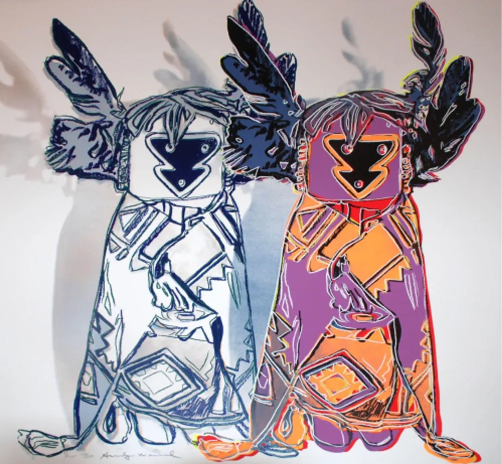 Serigrafia Warhol - Kachina Doll