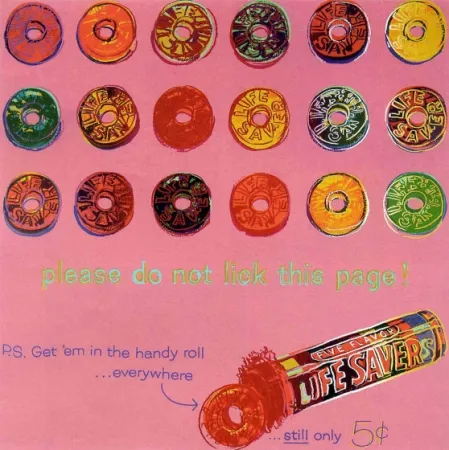 Serigrafia Warhol - Life Savers