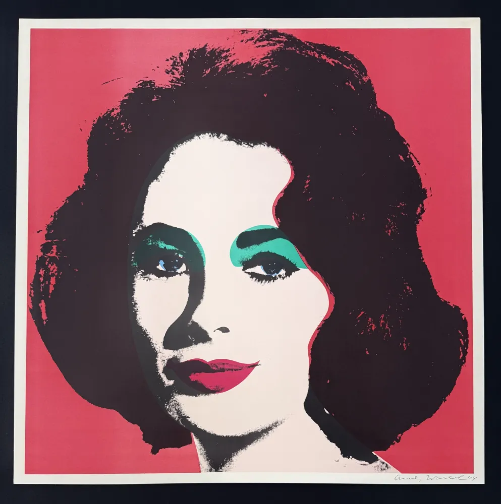 Litografia Warhol - Liz, 1964