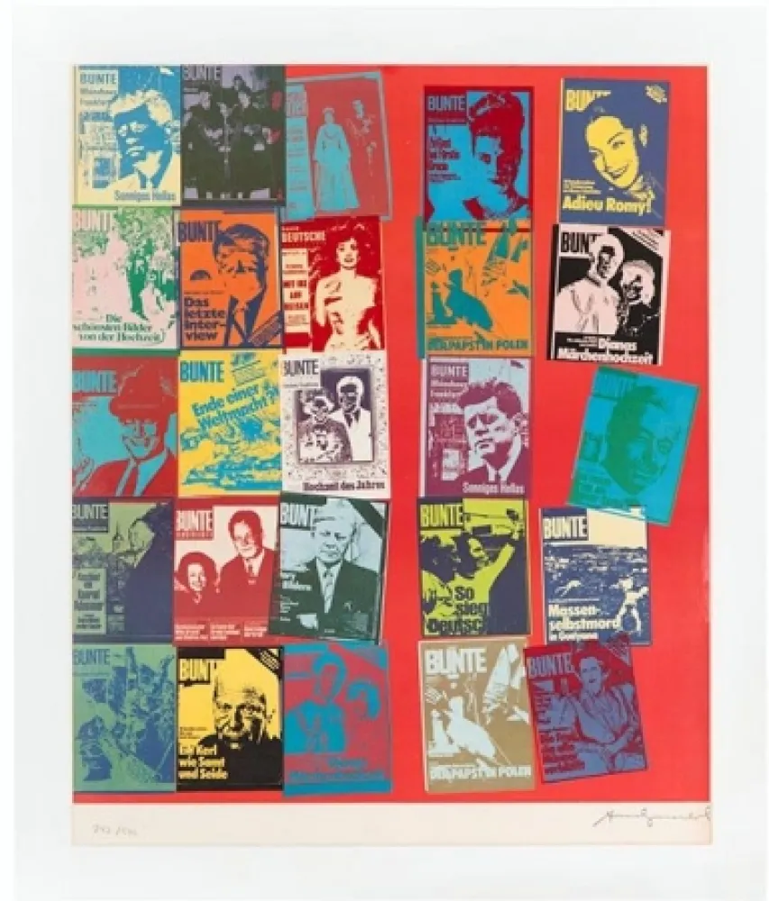 Serigrafia Warhol - Magazine and History, FS II.304 A