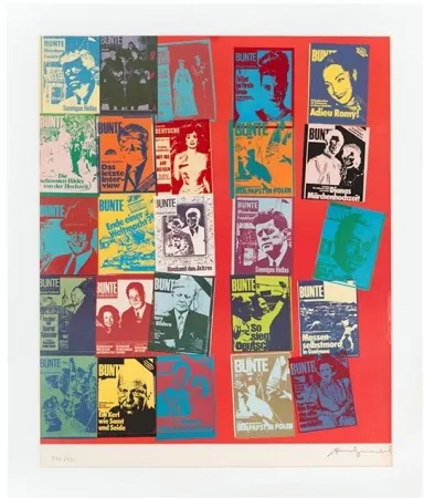 Serigrafia Warhol - Magazine and History, FS II.304 A