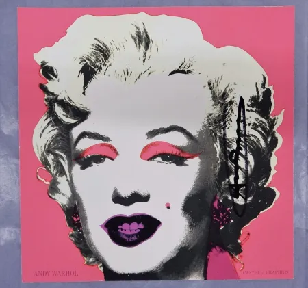 Serigrafia Warhol - Marilyn Invitation 12