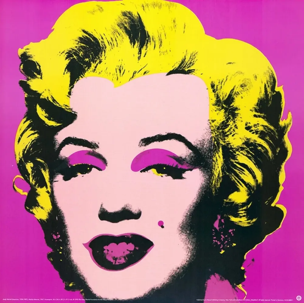 Serigrafia Warhol - Marilyn Monroe poster