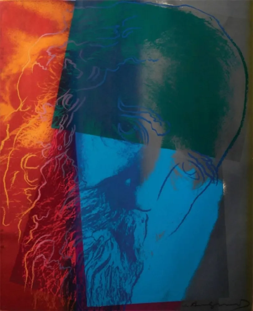 Serigrafia Warhol - Martin Buber (FS II.228) Trial Proof