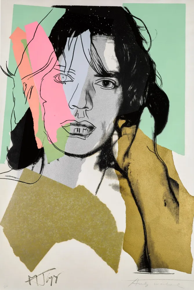 Serigrafia Warhol - Mick Jagger (FS II.140)