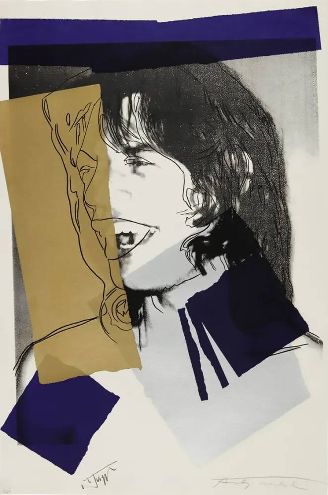 Serigrafia Warhol - Mick Jagger (FS II.142)