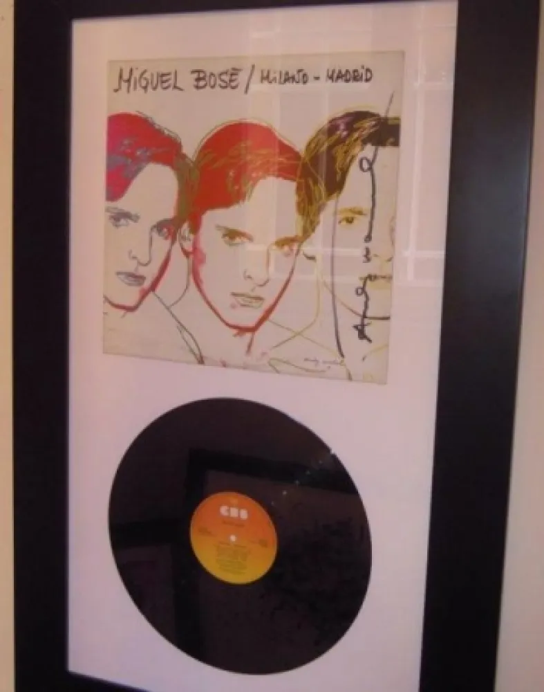 Múltiplo Warhol - Miguel Bosè. Milano/Madrid