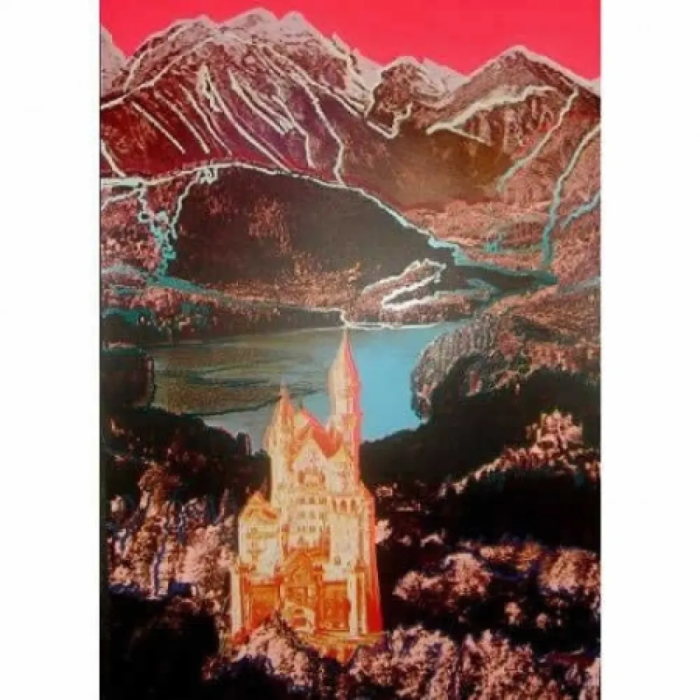 Serigrafia Warhol - Neuschwanstein