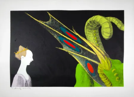 Serigrafia Warhol - Paolo Uccello, St. George and the Dragon 324