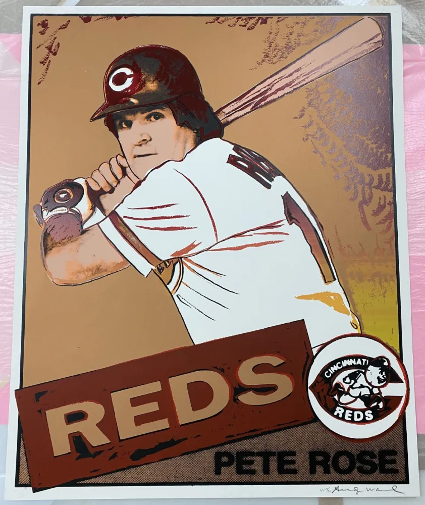 Serigrafia Warhol - Pete Rose Trial Proof