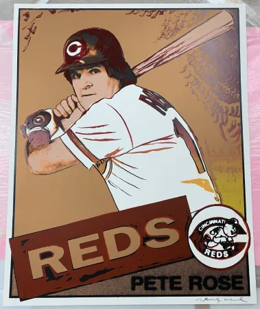 Serigrafia Warhol - Pete Rose Trial Proof