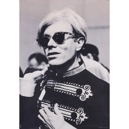 Cartaz Warhol - Portrait d'Andy Warhol en costume d'officier 