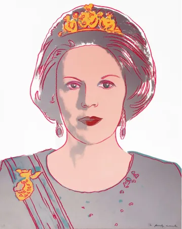 Serigrafia Warhol - Queen Beatrix of the Netherlands 339