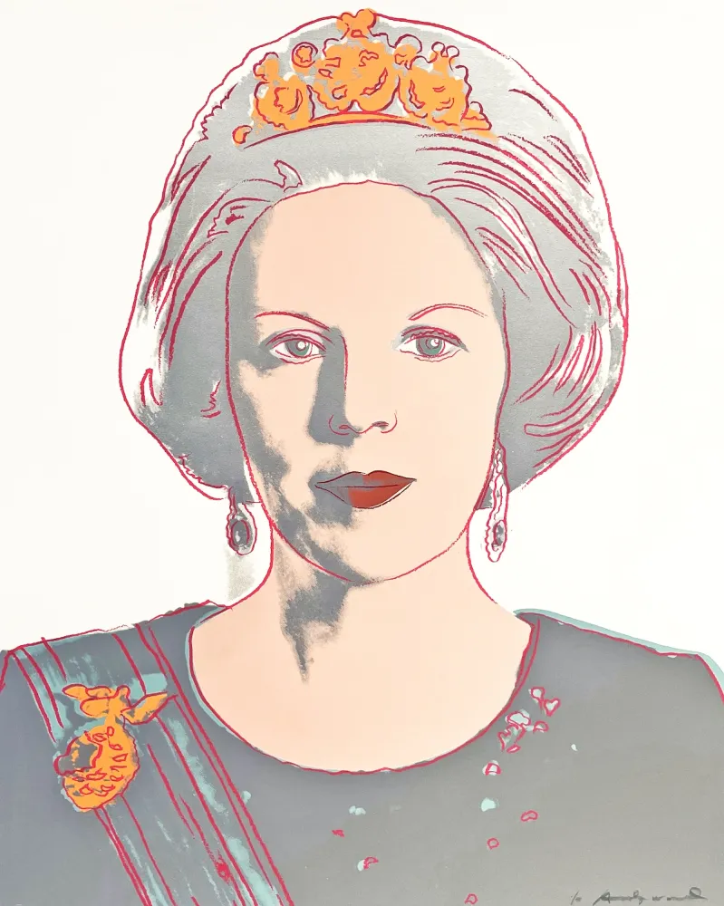 Serigrafia Warhol - Queen Beatrix of the Netherlands 339