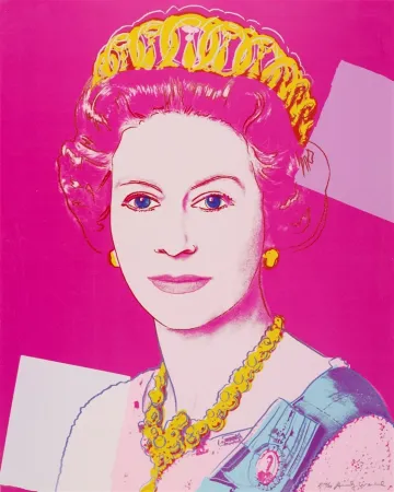 Serigrafia Warhol - Queen Elizabeth II of the United Kingdom 336