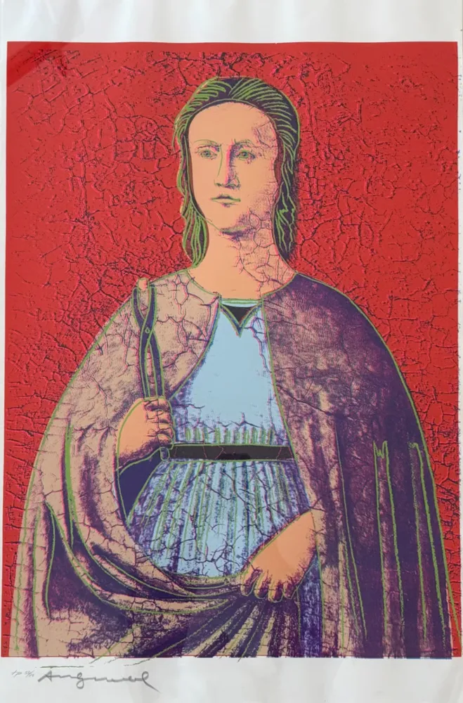Serigrafia Warhol - Saint Apollonia